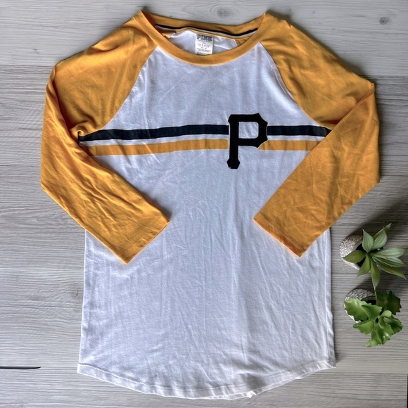 VS PINK pittsburgh pirates baseball tee size M - Picture 1 of 15
